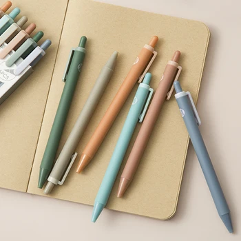 Morandi Culoare Retro Pix cu Gel Set Elevii cu Culoare de Presă Semnătura Pen 0.5 pe baza de Apa Pen 