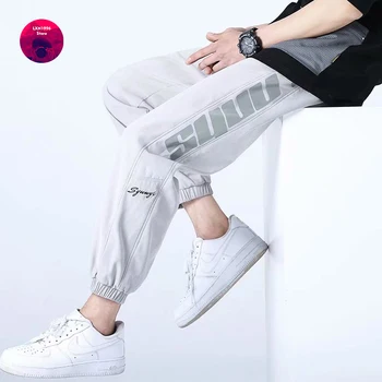 2021 Nou Pantaloni pentru Bărbați coreeană de Moda Streetwear Harajuku Imprimate Pantaloni Barbati Casual Barbati Haine Elastic Talie Pantaloni de Jogging Barbati 