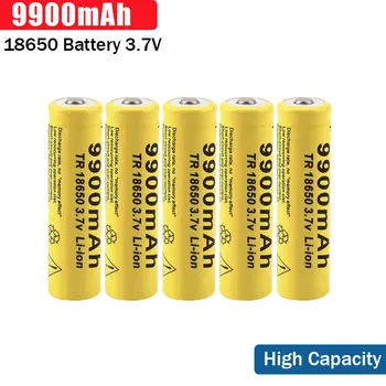 Original Nou 9900mah Baterie Reîncărcabilă 1-20buc 3.7 V Baterie Reîncărcabilă Litiu Pentru Lanterna Acumulator 
