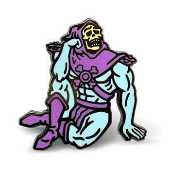 Skeletor El-Om Stăpânii Universului Greu Insignă Pin broșă Pin Email 