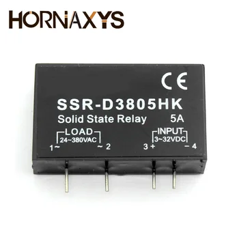 5pcs PCB SSR-D3803HK D3805HK D3808HK Dedicat cu Ace SSR-D3805HK 5A DC-AC Releu Solid state 