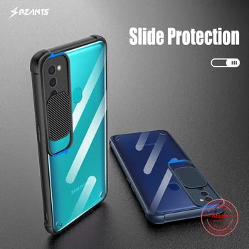 Rzants Pentru Samsung Galaxy M21 M31 M30S Caz [de Protecție a Lentilei] Slim Crystal Clear Cover Dublu Carcasa Moale