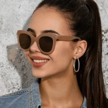 Noi Femeile de Moda Pătrat ochelari de Soare de Designer de Lux Om Cat de Ochi Ochelari de Soare Clasic Vintage UV400 în aer liber Oculos De Sol 