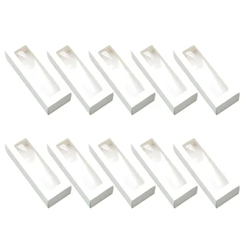 10buc Macaron PVC Cutii cu Fereastra Clar Ambalaje de Hârtie Caseta de Cookie Containere pentru Acasă Desert Magazin 