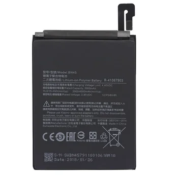 BN45 Baterie de Telefon Mobil Pentru Xiaomi Mi Note 2 Redmi Note 5 Inlocuire Baterie de Mare Capacitate 3900mAh 