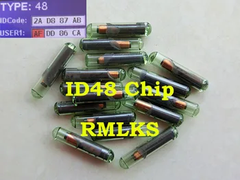 RMLKS Auto Transponder ID48 Chip de Sticlă se Potrivesc Pentru VW Pentru Audi Pentru Fiat ID48 Transponder 
