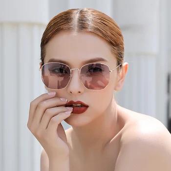 Gradient de ochelari de Soare pentru Femei Vintage Polarizat Lentile UV400 Ochelari de Soare de Lux Cristal Doamnelor de Brand Designer de Ochelari Pentru Femei V9866