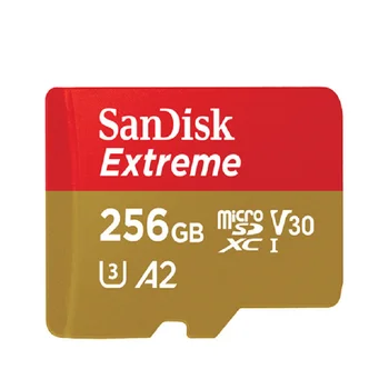 SanDisk Extreme Card Micro SD A2 64GB, 128GB, 256GB 512GB U3 V30 160MB/S Class10 Card de Memorie Flash 