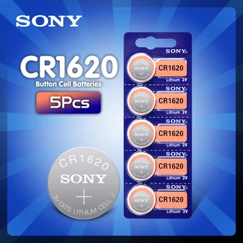5pc/lot Sony CR1620 Butonul de Monedă Baterie Pentru Ceas Cheie de la Distanță Masina cr 1620 ECR1620 GPCR1620 3v Baterie cu Litiu 