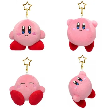 Anime Kawaii Drăguț Desen Animat Star Kirby Papusa De Plus Jucarie Pandantiv Roz Fată Sac De Inima Pandantiv Breloc Fata Ornamente Cadou De Vacanță