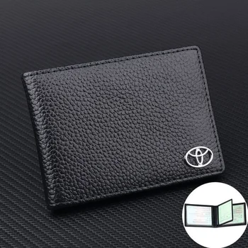 De lux Permis de conducere din Piele de Caz pentru Autovehicule de Conducere Pașaport Capacul de Credit, Id-ul de Card de Portofel Titularul Tarjetero Pentru Toyota 