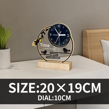 MEISD Multifuncțional Ceas de Masa de la Distanță Lumina Lux Design Modern Birou Ceas Decor Acasă Tăcut Horloge USB Linie de Transport Gratuit 
