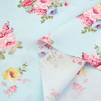 Rose Floral Tesatura De Bumbac Patchwork, Quilting Cusut Pânză Ambarcațiuni Lenjerie De Pat Decor Teramila Țesături Țesut Îmbrăcăminte Textile De Casa 