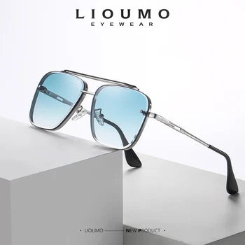 LIOUMO Moda ochelari de Soare Pentru Femei 2021 Pătrat Bărbați Ochelari Anti-Orbire Conducere Ochelari Unisex Nuanta Trendy UV400 lentes de sol 