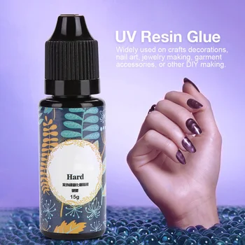Noi DIY UV Adeziv Rășină 10g 100g pudră Epoxidică UV Rășină Clar Lipici DIY Ultraviolete Întărire Gel de cristal clar lipici pentru a Face Bijuterii 