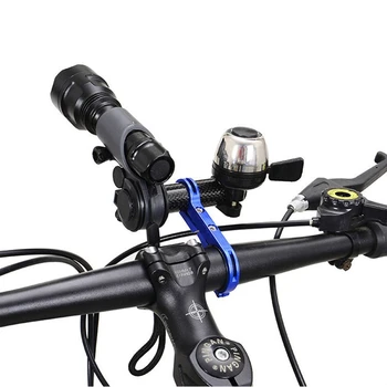 20CM Fibra de Carbon Ghidon Extender Extensia de Biciclete Lumina Lanterna Suport ghidon Bicicleta Accesorii 