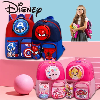 Disney Marvel Școala Primară Ghiozdan Oxford Pânză Băieți Fete Copii Geanta Spiderman Desene Animate Anime Usoare Copil Rucsac 