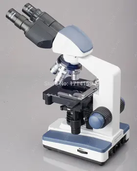 școală și clinica -AmScope Consumabile 40X-1000X CONDUS de Laborator Binocular Microscop Compus w 3D cu Două Straturi Mecanice Etapă 