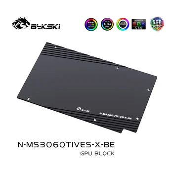 Bykski N-MS3060TIVES-X GPU Cooler de Apă, Bloc pentru MSI RTX 3060Ti VENTUS 2X 8G placa video de răcire PC placa din spate Radiator