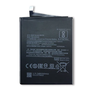 Pentru Xiao Mi Baterie BN36 3010 mAh pentru Xiaomi Mi6X Mi 6X MiA2 Km A2 Înaltă Calitate Telefon Înlocuire Baterii 