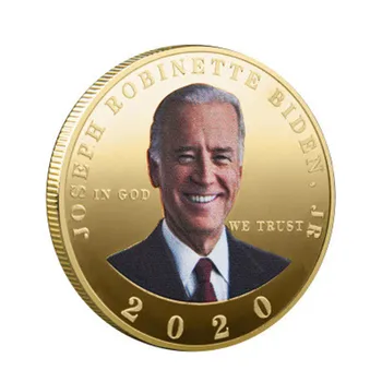 1buc/2 buc Placat cu Aur de Microrelief Model de Suveniruri Lingouri de Aur în valoare de 100 USD Dolar Monede Comemorative Bloc Pătrat USA Metal Biden 