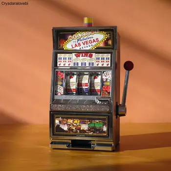 Creative Las Vegas Mașină de Joc de Forma Caseta de Bani Pentru Copii, Depozit de Monede Mașină pusculita pentru Monede Desktop Decor 