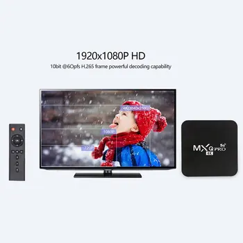 MXQPRO 4K Jucător de Rețea Set-top Box Acasă de la Distanță de Control Box Smart Media Player TV Box RK3229 Versiune 