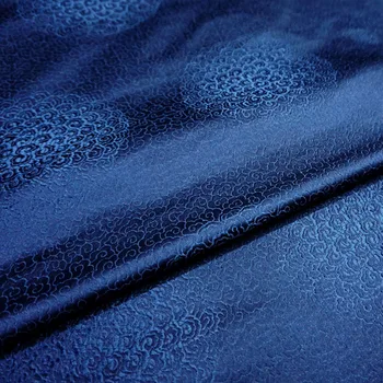 Brocart albastru Damasc Jacquard Tesatura de Îmbrăcăminte, Pernă Tapițerie Cortina Haine DIY Mozaic Material DE metru 
