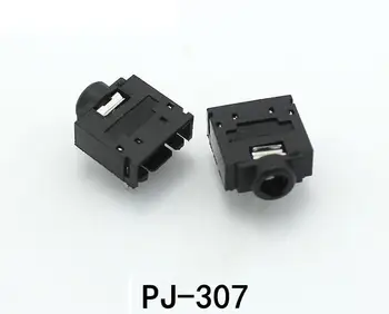 10buc pentru căști de 3,5 MM Soclu PJ-307 3F07 Priză Audio PJ307 5PIN Negru 