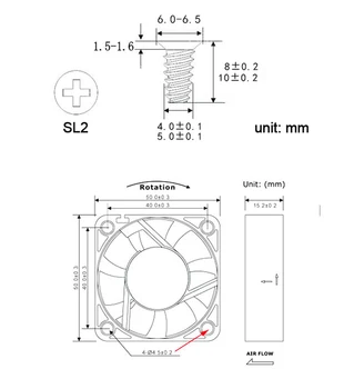 50pcs/lot KB Calculator PC Caz de Răcire Ventilatorul de Montare Șurub de Disipare a Căldurii Șuruburi de Reparare M5*8mm M5*10mm M5*12mm