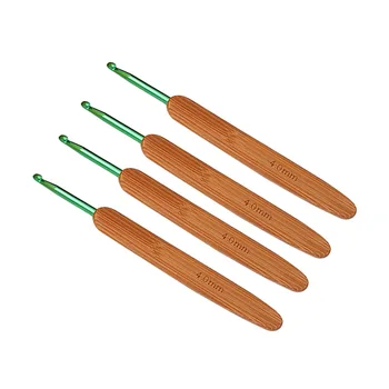 Bambus Mâner din oțel croșete 9pcs/set dimensiune 2-6 mm meserii de manual pentru tricotat DIY manual Transport Gratuit 