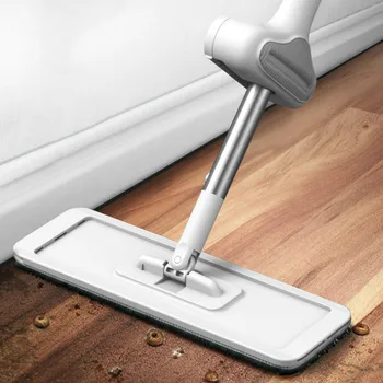 De curățare de uz casnic Stoarce mopul fereastră de spălat cârpă podea cap plat din Microfibra Pentru bucatarie acasă racleta Fulger oferă Ștergătorului 