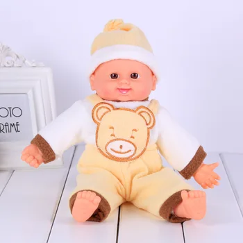 30cm 40cm de Simulare pentru Copii Papusa Nou-născut Băiat Fată Emulat Păpuși Expresie Zâmbet Moale Jucărie pentru Copii de Învățare grijă babytools 