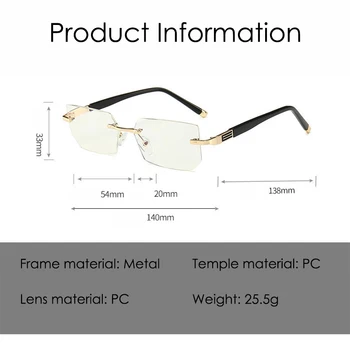 Fără Ramă Progresivă Ochelarilor Multifocale Bărbați Femei Anti Blue Light Ochelari De Departe Apropierea Presbyopic Ochelari De Calculator Eyeglasse