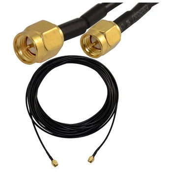 10m SMA tată să-SMA Male M-M Conector Coaxial RF Pigtail RG174 Cablu de Extensie de Aur 