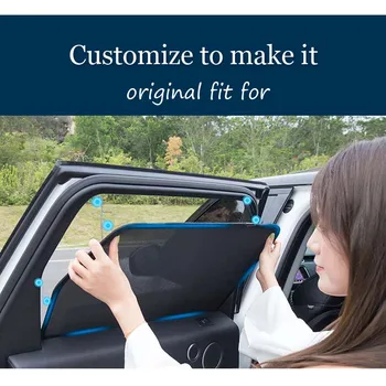 Se potrivesc personalizat Magnetice Auto parasolar Auto Cortina Auto geamuri Laterale Parasolar Scut Parasolar Pentru Lexus RX200 RX200H RX200T RX450H 