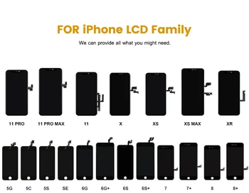 Ecran LCD Pentru iPhone 6 6S Set Complet de Ecran Pentru iPhone 7 8 Plus 7P 8P Complet Tactil Digitizer Înlocuirea Ansamblului cu Camera 