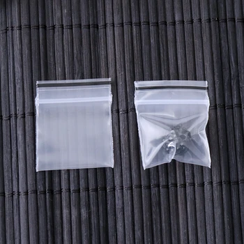 3cmx4cm /1.18 inch x 1.57 inch 100buc 0,2 mm PE Clar de Ambalaje din Plastic Auto-Etanșare pungă Pungă 