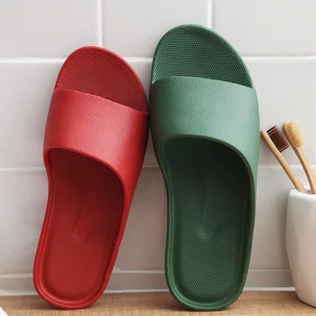 Unisex Papuci de Femei Pantofi pentru Bărbați Baie, Papuci de casă Cuplu de Interior Sandale de Moda Acasă Papuci Non-alunecare Podea Flip Flop 