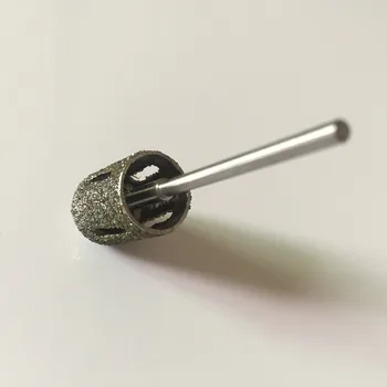 De înaltă calitate 1 BUC Grosier Diamond nail burghiu lustruire capac de Arta Unghiilor Instrumente Profesionale de Manichiură Electrice Cutter pile de Unghii 