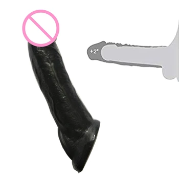 De Sex Masculin Penisului Maneca Reutilizabile Prezervativ Vibrator Realist Duza Plug Acopere Fundul Inel Extender Testicul Sclavie Jucarii Sexuale 