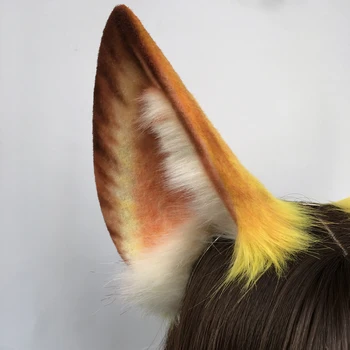 TERA Alieen Animal Cosplay Hairhoop Animație Cosplay jocuri de Rol Animal Ear Personalizate Vulpea Lupul de Urechi de Pisică Ureche articole pentru acoperirea capului 