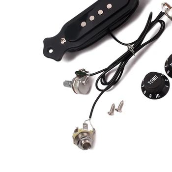 Soundhole Precablat Active Pickup 4 String Pentru Trabucuri Cutie Chitara Piese Accesorii 