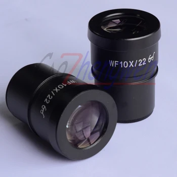 FYSCOPE 2 buc/lot WF10X/22 Super-Widefield 10X Microscop Ocular 22mm lățime câmp cu cruce reticul 30mm 