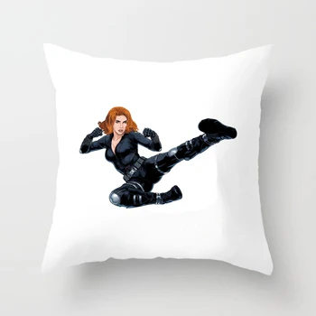 Disney Super eroul Marvel Desene animate Thor Panther Black widow Pernă față de pernă canapea băiat dormitor decor Acasă îmbrățișare de pernă 
