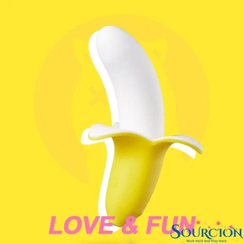 Sourcion USB de Încărcare de Banane Dildo Vibrator Realist Mare Vibratoare Penis Vibrator Vaginal G Spot Stimulator Adult Jucării Sexuale pentru Femei 