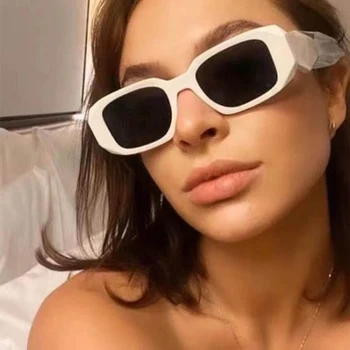 Cadru pătrat ochelari de Soare Barbati Femei Gri Bronz Lentile cu Protecție UV400 Ochelari de Design de Moda Gafas De Sol