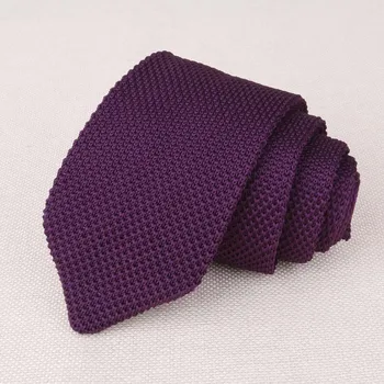 Nouă Bărbați Tricot Lega 7cm Subliniat Lână Cravata Casual Elegant Compania Banchet Uzura de zi cu Zi Petrecerea de Nunta Cravată Fular Fulare 