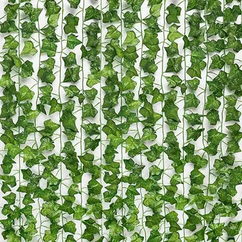 230cm verde de mătase artificială Perdeaua de iederă frunze de plante de viță de vie frunze 1buc diy Pentru Casa Decorare Baie Garden Party Decor 