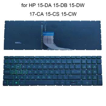 Engleză laptop Tastatura iluminata pentru HP 15-DA 15-15 DB-CX 15-CS 15-DK 15-DF 15-CR 17-CCA 250 255 G7 NE inlocuire tastaturi lumina 
